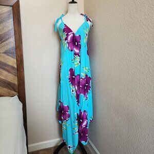 Hawaiian Asymmetrical Dress/Beach Cover-up - ONE SIZE